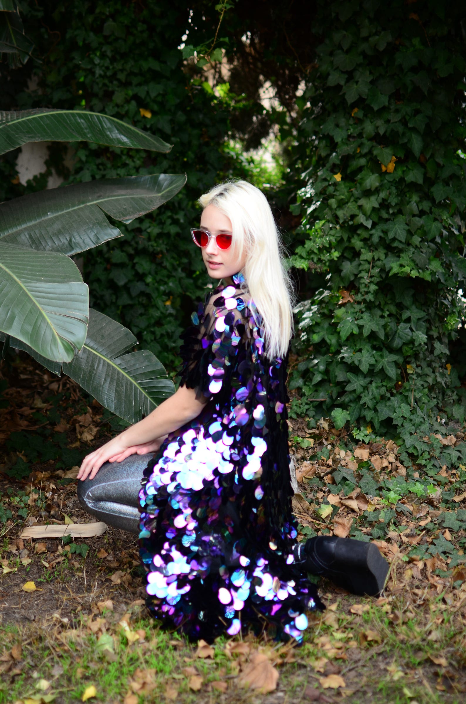 Black Sequin Kimono Long Sleeves Kimono EDC Etsy