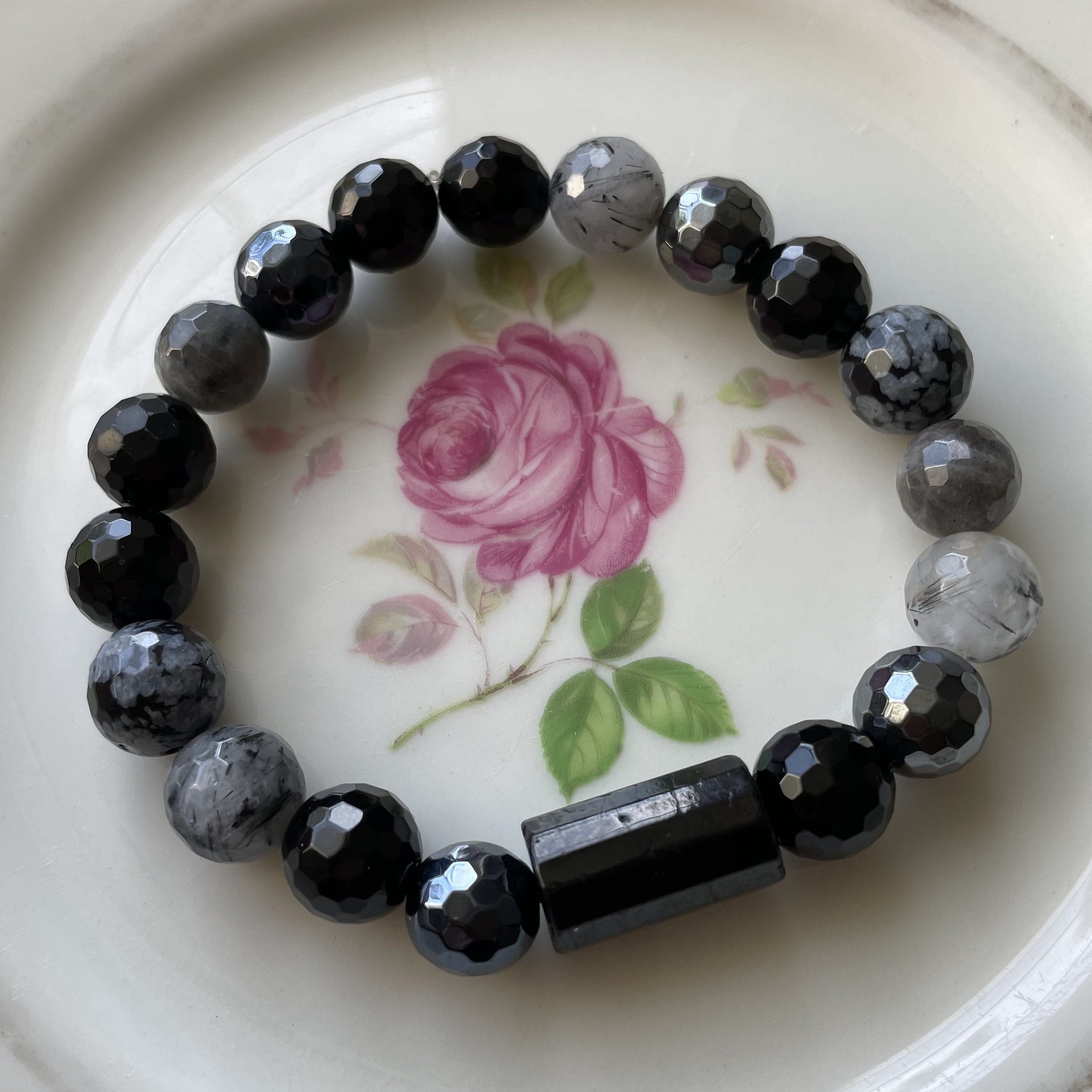 Energy Vampire Protection Bracelet Midnight Edition | Chunky
