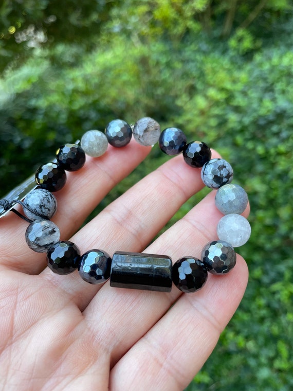 Energy Vampire Protection Bracelet Midnight Edition | Chunky