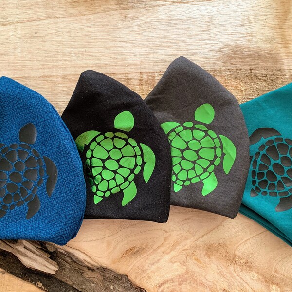 Sea Turtle Face Mask Etsy