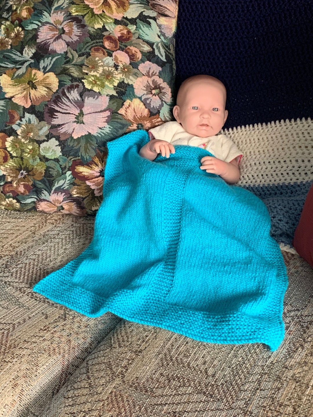 Migraine Baby Blanket/afghan Knit Pattern Etsy