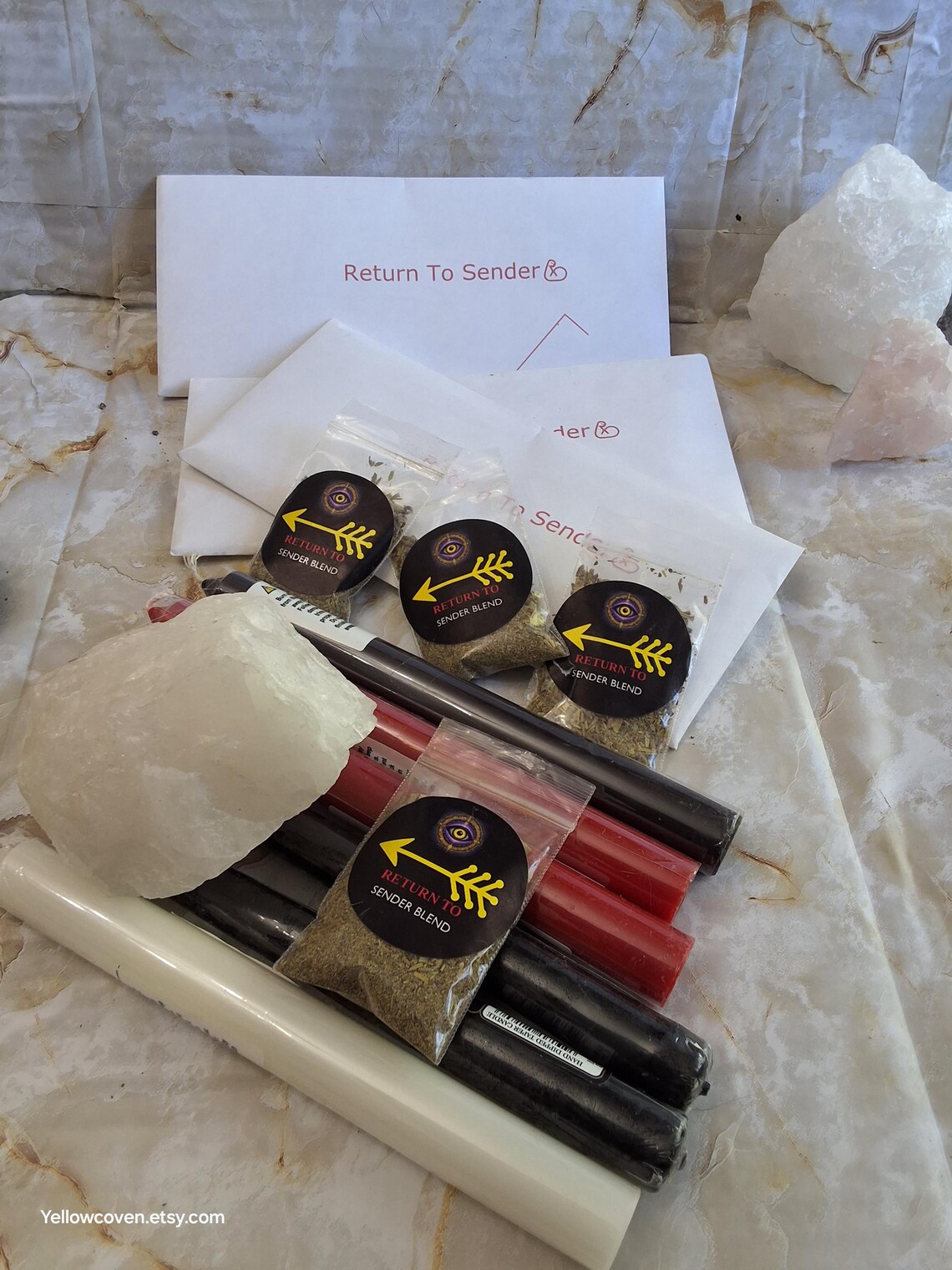 Return to Sender Envelope Spell, Hoodoo Spell, Witchcraft, Ritual ...