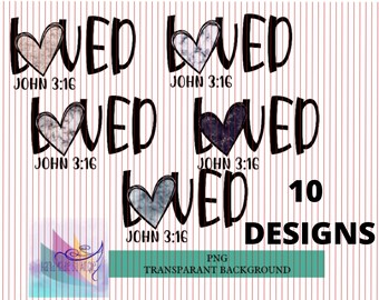 Pour Dieu a tant aimé le monde, Jean 3:16 PNG, Design, Versets bibliques, Design de sublimation, Conception de coeur de marbre, Design numérique, LOVED 300DPI