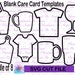 Blank Care Card Instruction SVG Templates, Add Your Own Personalized ...