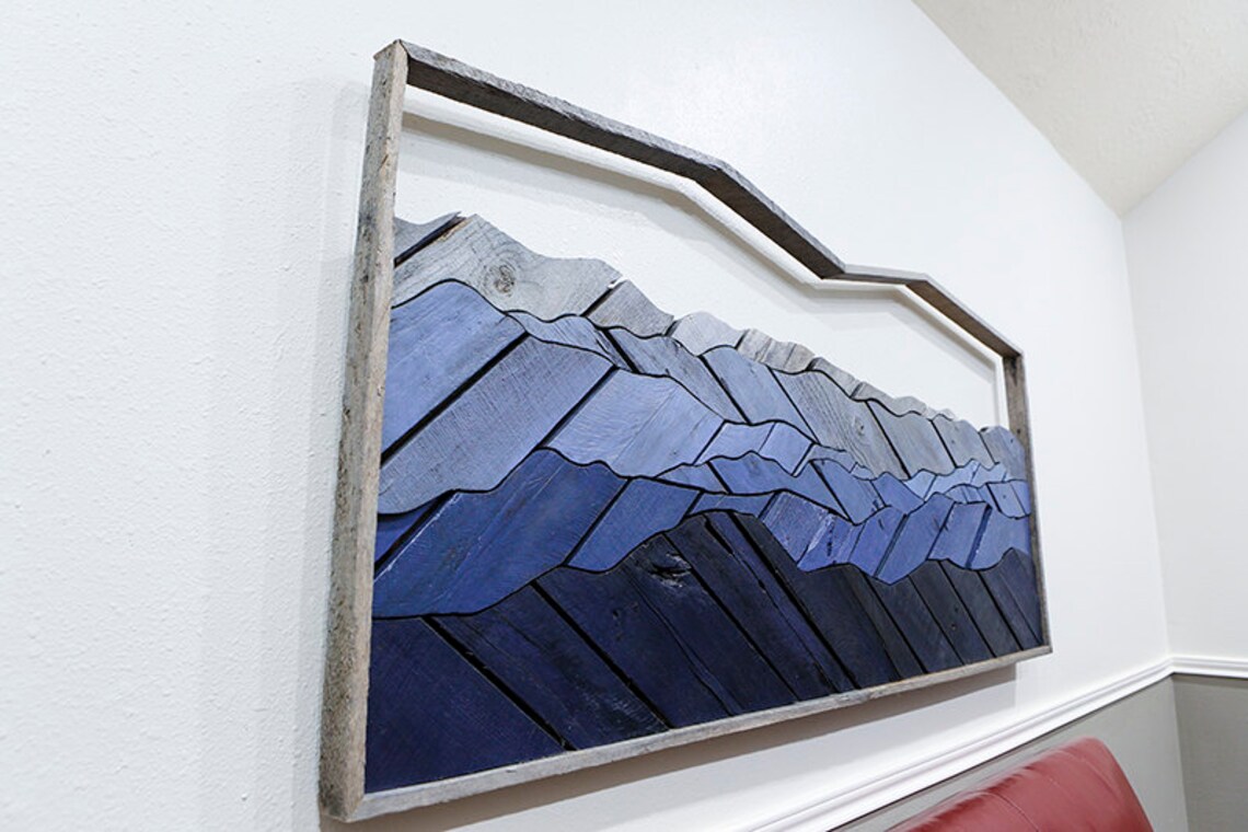 Blue Ridge Mountains Rustic Headboard Rustic Furniture Etsy