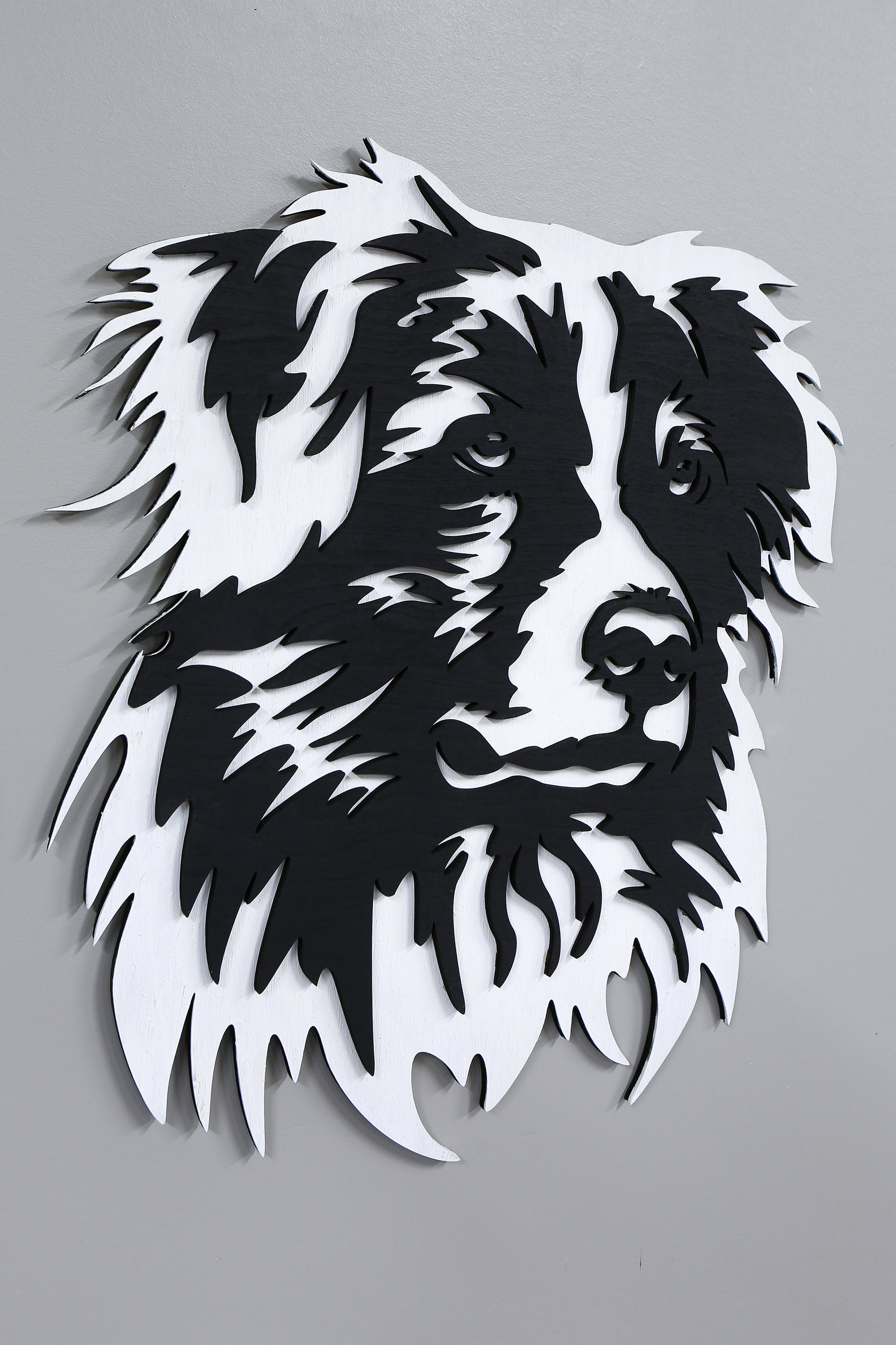 Australian Shepherd Wall Art, Dog Wall Art, Wooden Dog Art, Australian Shepherd Artwork, Dog