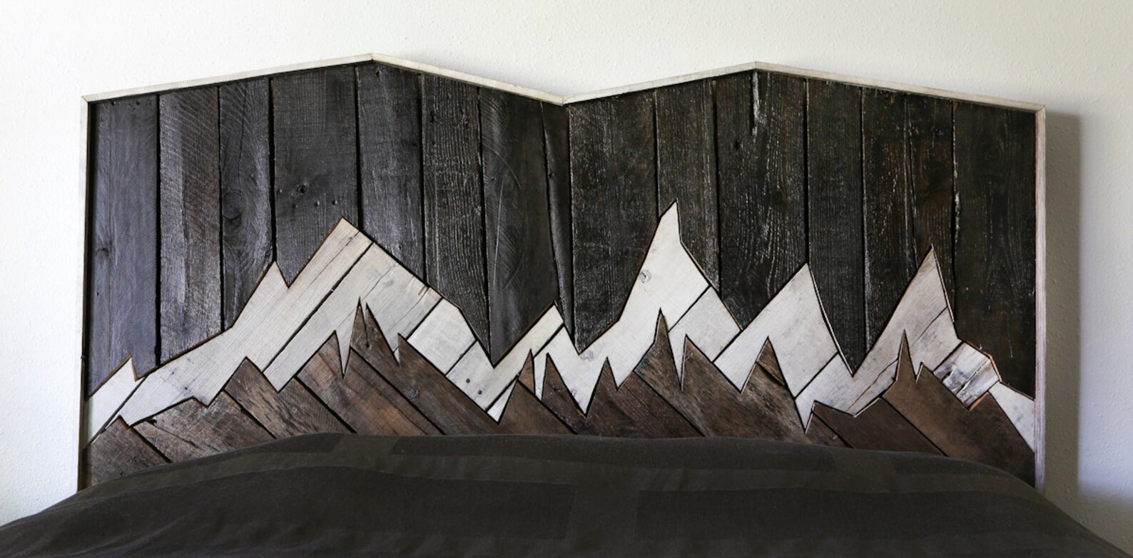 Rustic Headboard Rustic Furniture Reclaimed Wood Bedroom Etsy
