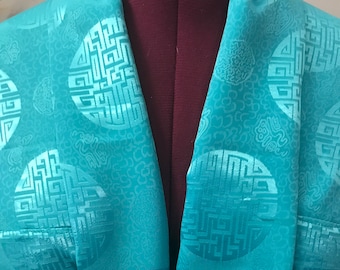 Fuchsia / Pink oder Blau oder Petrol Seiden-Onju / Woonjuk
