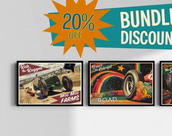 Mario Kart Poster | Vintage Wall Art | Nintendo Print | Gaming Decor