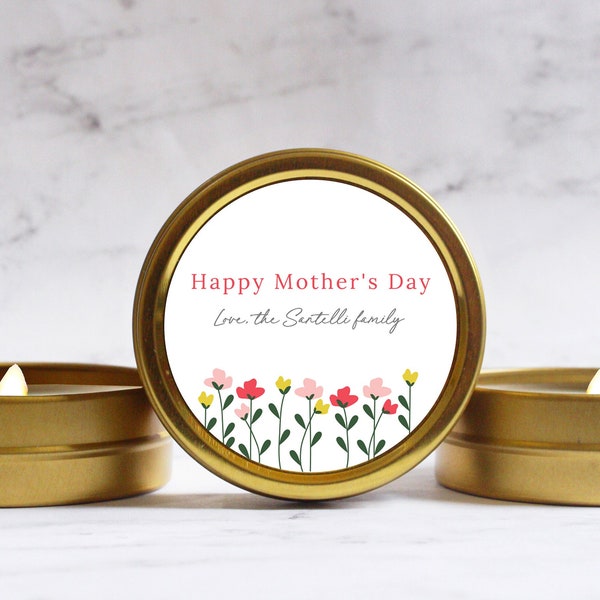 Mother's Day Bulk Soy Candle Gifts, Personalized Mother's Day Gifts Party Favors, Event Favors, Mother's Day Brunch Thank You Gifts