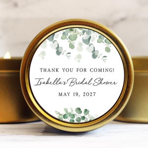 Bulk Bridal Shower Candles Eucalyptus Bridal Shower Favor Boho Wedding Shower Sage Green Party Favor Gift for Guest Bridal Brunch Game Prize