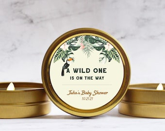 A Wild One Is On The Way Baby Shower - Jungle Animal Baby Shower - Safari Theme Baby Shower Gender Neutral