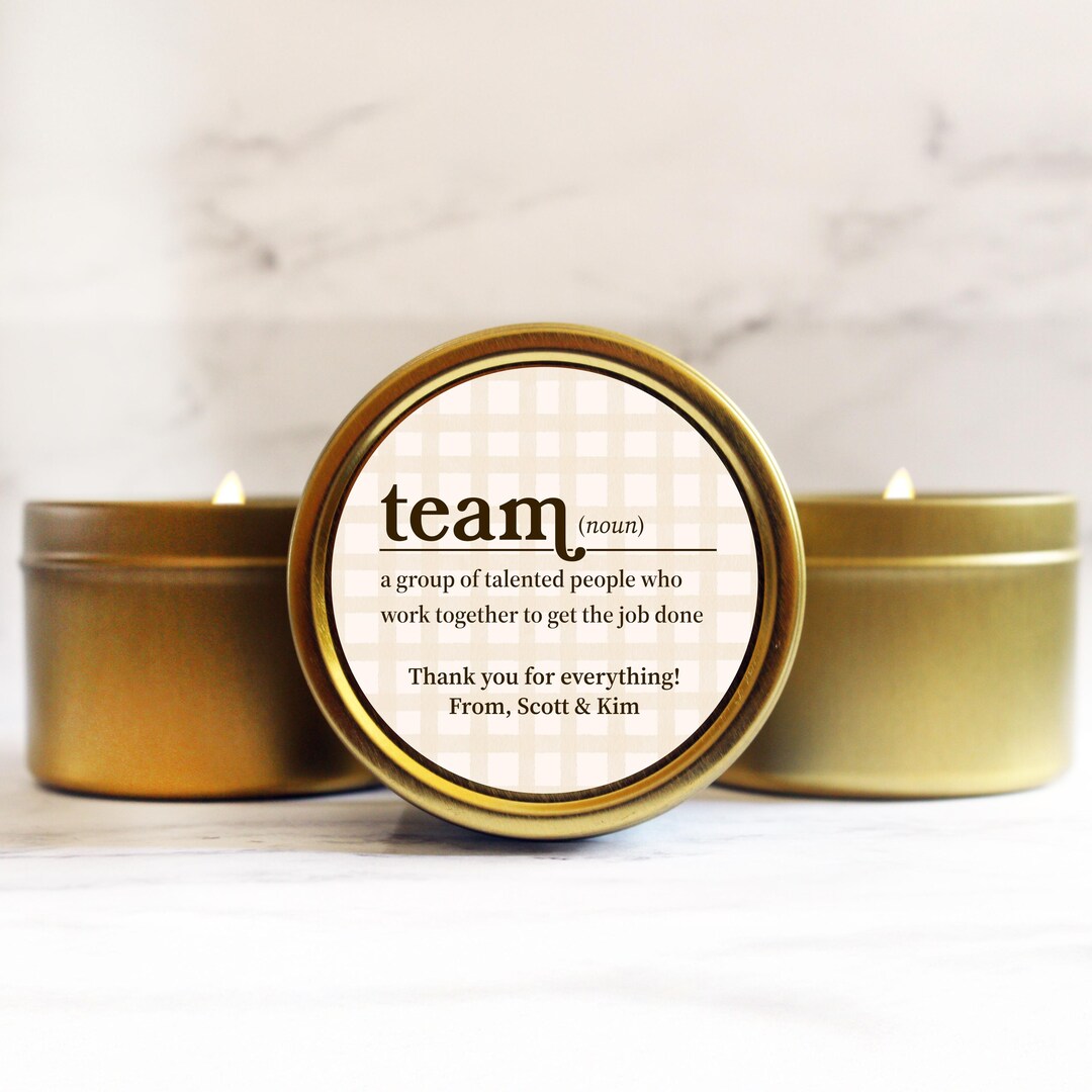 Team Gift for Coworker Bulk Candle Thank You Gift for Employee ...