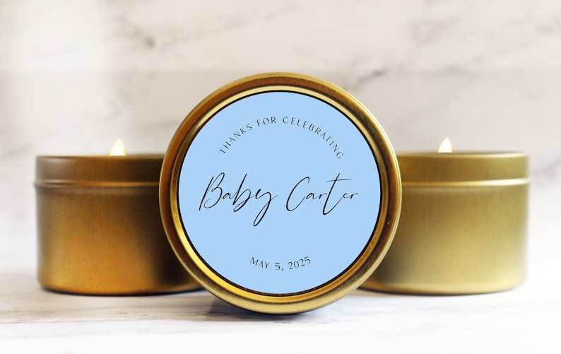 Candle Baby Shower Favors Gender Neutral Baby Shower Favors Etsy