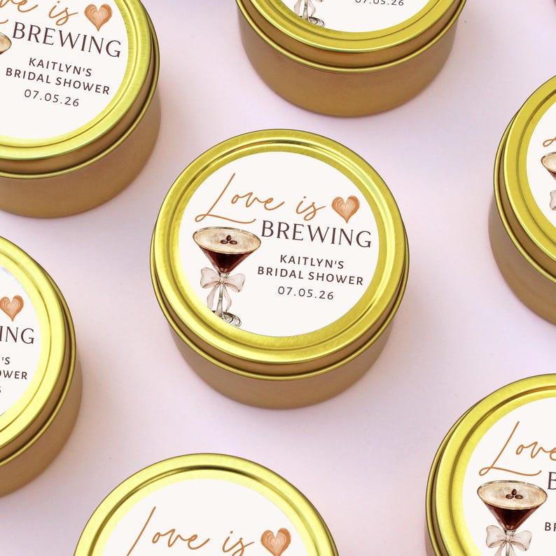 Bridal Brunch Gift for Guest Coffee Themed Bachelorette Party