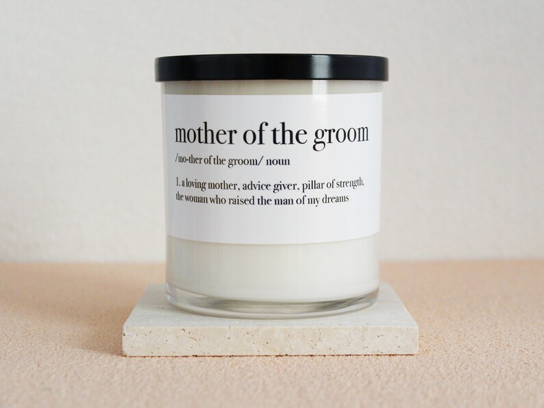 Mother of the Groom Definition Candle, Mother of the Groom Candle, Personalized Mother of the Groom Wedding Gift From Bride, 10.5oz, 03-2 image 7