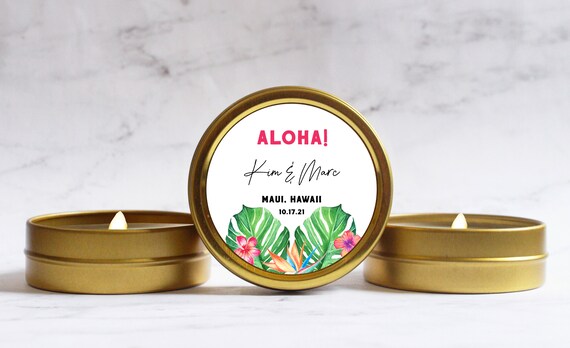 Hawaiian wedding sale favors