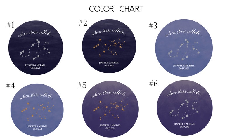 Zodiac Constellation Wedding Favors Celestial Wedding Favors Candles for Guests image 4
