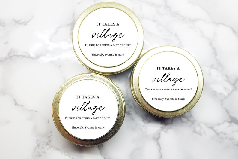 It Takes a Village Bulk Candles Volunteer Appreciation Gifts Teacher Appreciation Gift Nurse Thank You Gift image 3