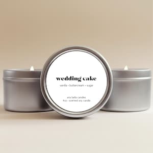 4 oz silver tin for day of wedding gift for maid of honor, mother of the bride, mother of the groom, matron of honor, and bridesmaids.