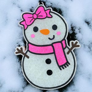 Snow Girl Freshie | Car Freshie | Car Air Freshener | Car Accessory | Aroma Beads | Air Freshener