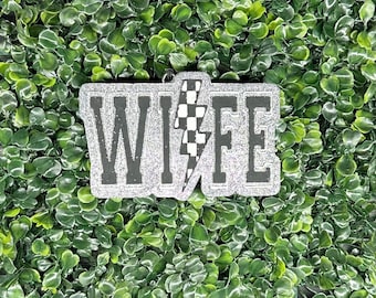 Checker Wife Freshie | Car Freshie | Car Air Freshener | Car Accessory | Aroma Beads | Air Freshener