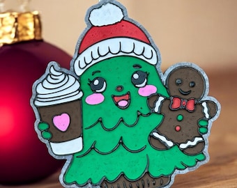 Boujee Christmas Tree Freshie | Car Freshie | Car Air Freshener | Car Accessory | Aroma Beads | Air Freshener