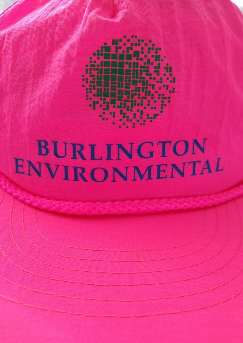 Hot Pink Nylon Flat Brim Snapback Hat