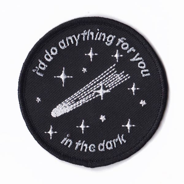 i'd do anything for you in the dark // A Frank Ocean 'Siegfried' Embroidered Patch // Comet Version