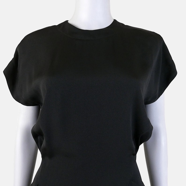 Extra Small Small Vintage 1980s Does 1940s Nicole Miller Dress FREE SHIPPING