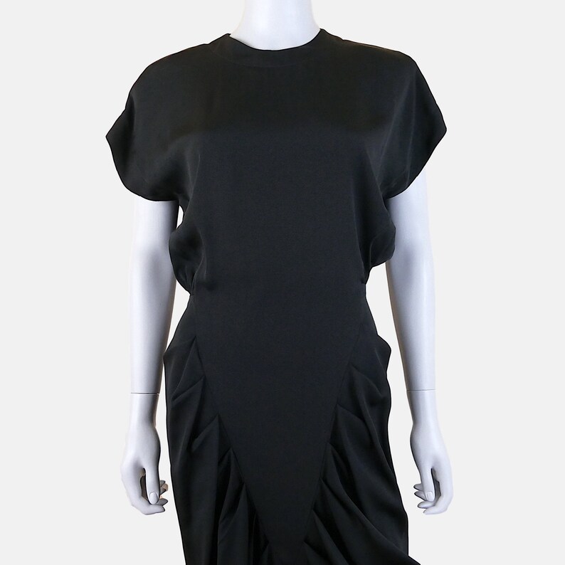 Extra Small Small Vintage 1980s Does 1940s Nicole Miller Dress FREE SHIPPING