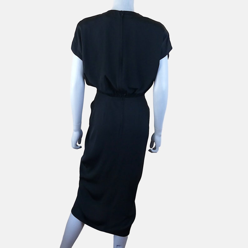 Extra Small Small Vintage 1980s Does 1940s Nicole Miller Dress FREE SHIPPING
