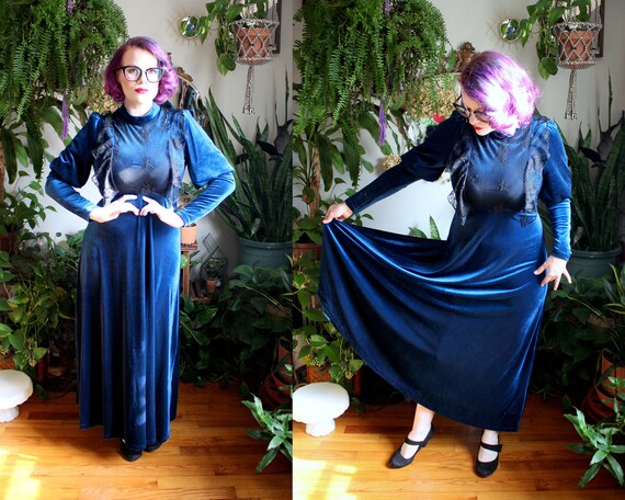 Desmonda Dress // Retro 1990's does Victorian Goth