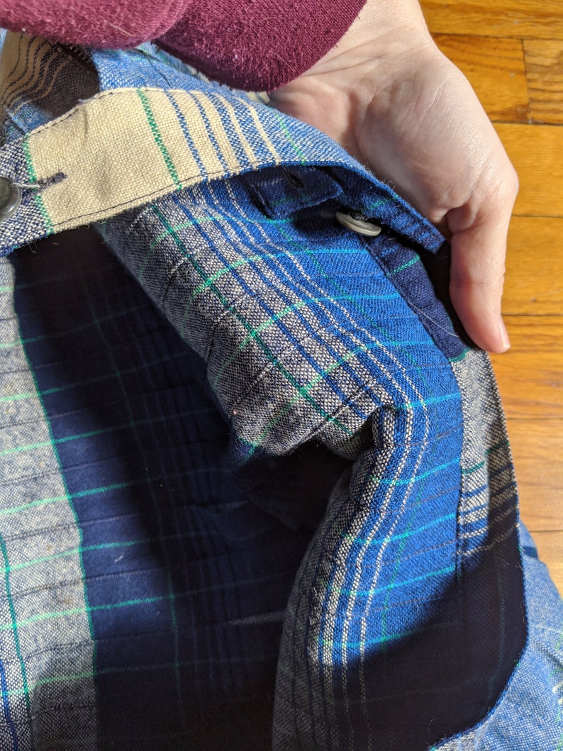Penn Skirt Vintage 1950/'s Shades of Blue Aqua /& White Iconic Pendleton Turnabout Plaid Pleated Reversible High Waist Skirt XS