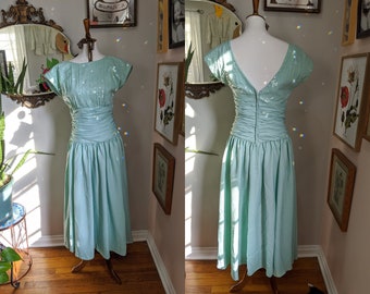 Vintage Prom Dress Mint Green Etsy