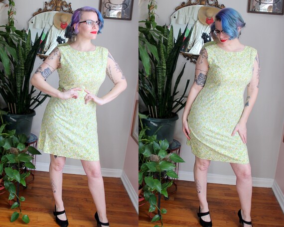 Strawberry Fields Dress // Vintage 1960's Pale Yel