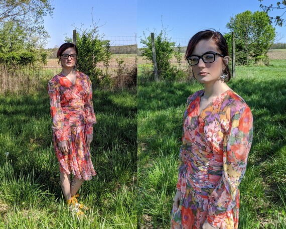 Jubilee Dress // Vintage 1970's - 1980's Gorgeous