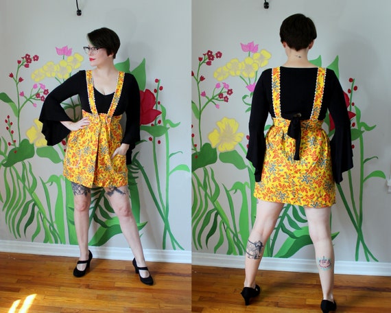 1950's - 1960's Suspender Skirt // Greta Skirt Siz