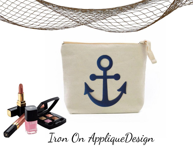 DIY Craft Kit, Iron On Nautical Anchor, Applique Design for Wedding Decor and Party Favors image 5