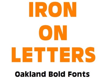 Single Iron On Fabric Alphabet Letter Patches, DIY Craft Gift, Applique Monograms, Names and Words By DIY Sewing