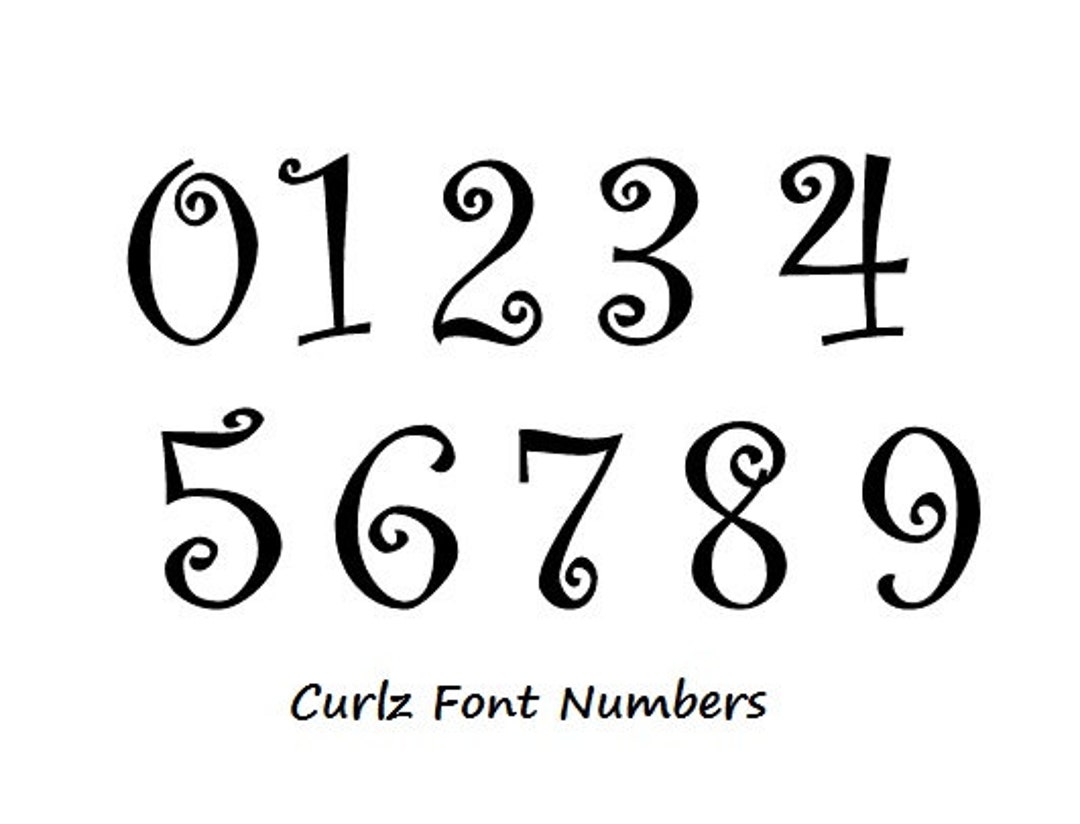 Iron on Applique Numbers Applique Designs by DIY Sewing Etsy