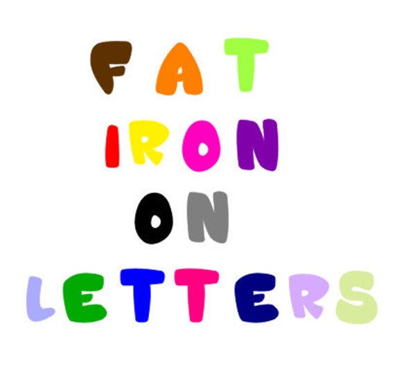 Iron-On Letters - Supplies