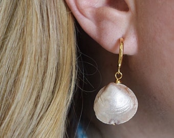 Orecchini a conchiglia in oro