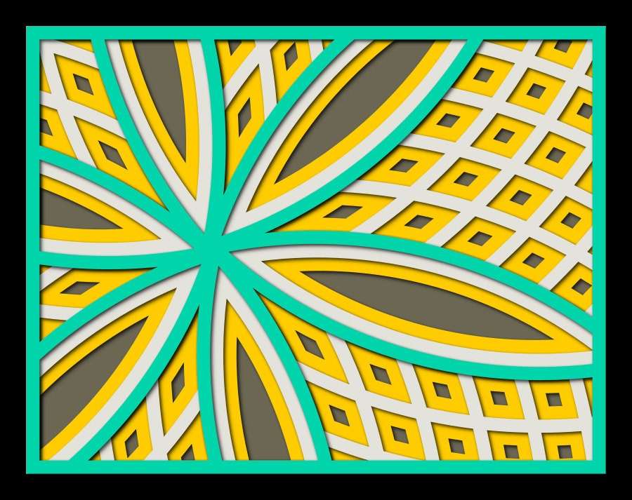 Download Layered Pineapple Background Svg Digital Download Etsy