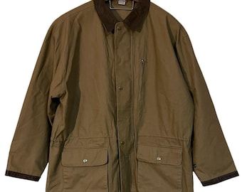 Vintage 1990s Lands End Field Jacket / Workwear / Streetwear