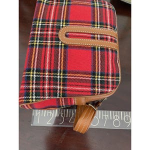 R.W. Forsyth Dinburgh Glasgow Molmax Scottish Red Plaid Shoulder Bag Coin Pouch image 15
