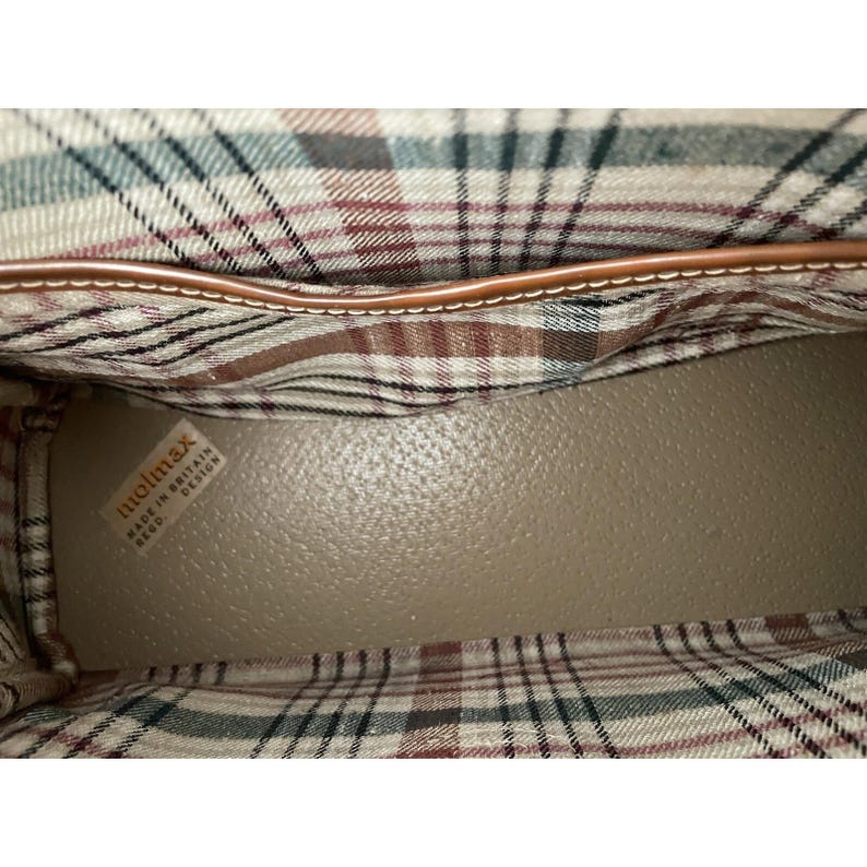 R.W. Forsyth Dinburgh Glasgow Molmax Scottish Red Plaid Shoulder Bag Coin Pouch image 7
