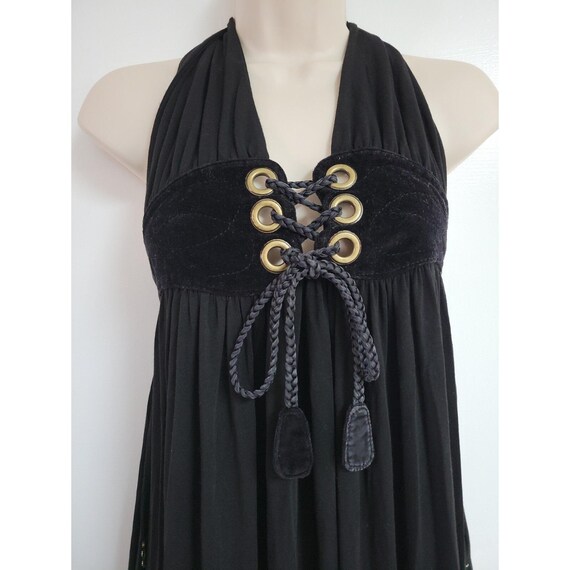 halter neck maxi dress with split Halter Sleeveless Deep V Neck Long Split Formal Dress With Pleated –  misshow.com