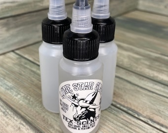 TEX-SCENTS All Natural Oil Based Perfume & Cologne Lone Star Slick Dixie Cowboy 1oz 30ml Bottle Men's and Women's Fragrance Available