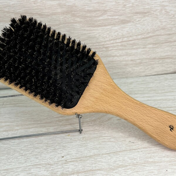 Boar Bristle Hair Brush Made in Usa Etsy